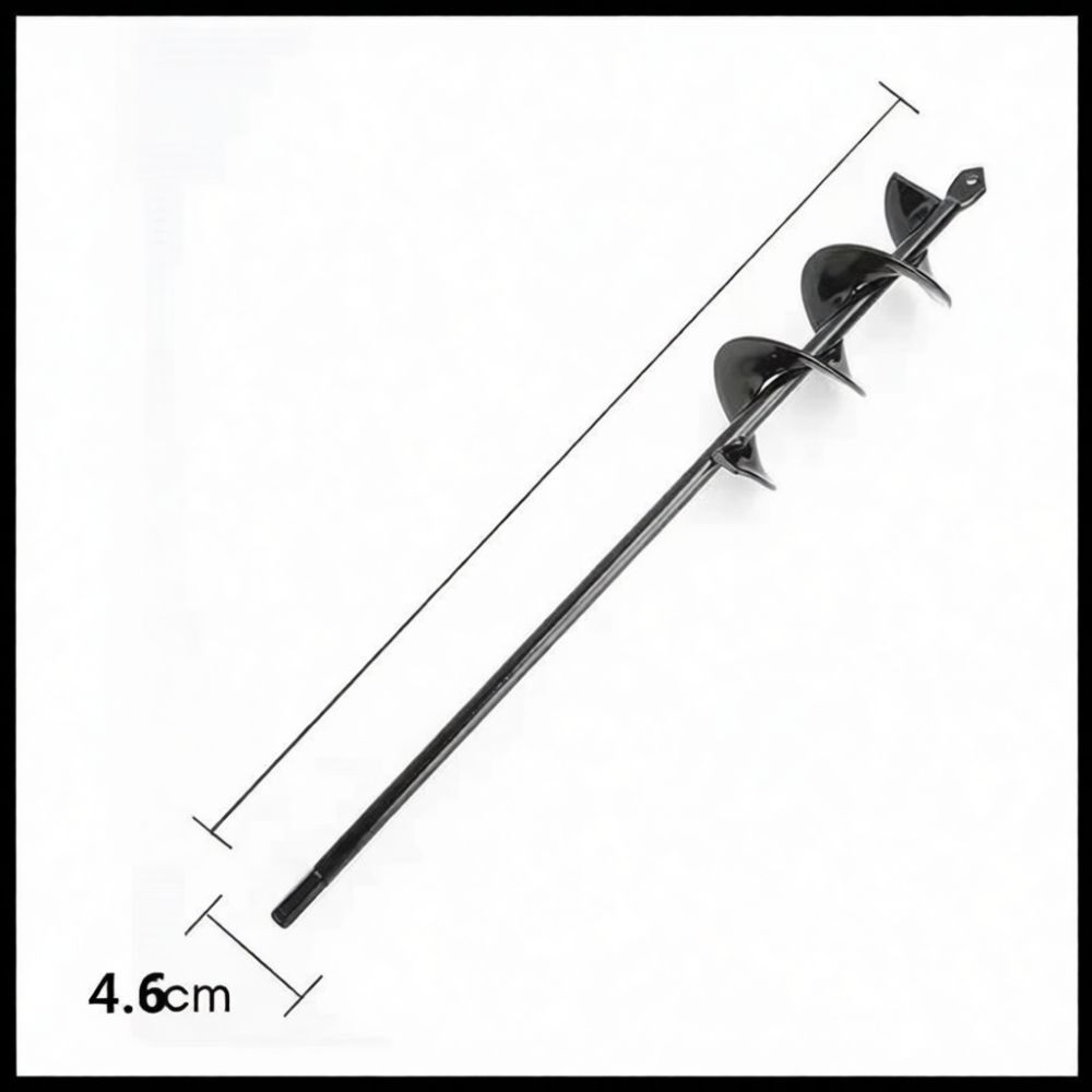 Gardening Tools Vegetables - อุปกรณ์เสริมสว่านเกลียว ดอกสว่านเจาะดินสำหรับสว่านมือไฟฟ้า ใช้ขุดหลุมปลูก ไถดิน สำหรับแปลงผักและดอกไม้