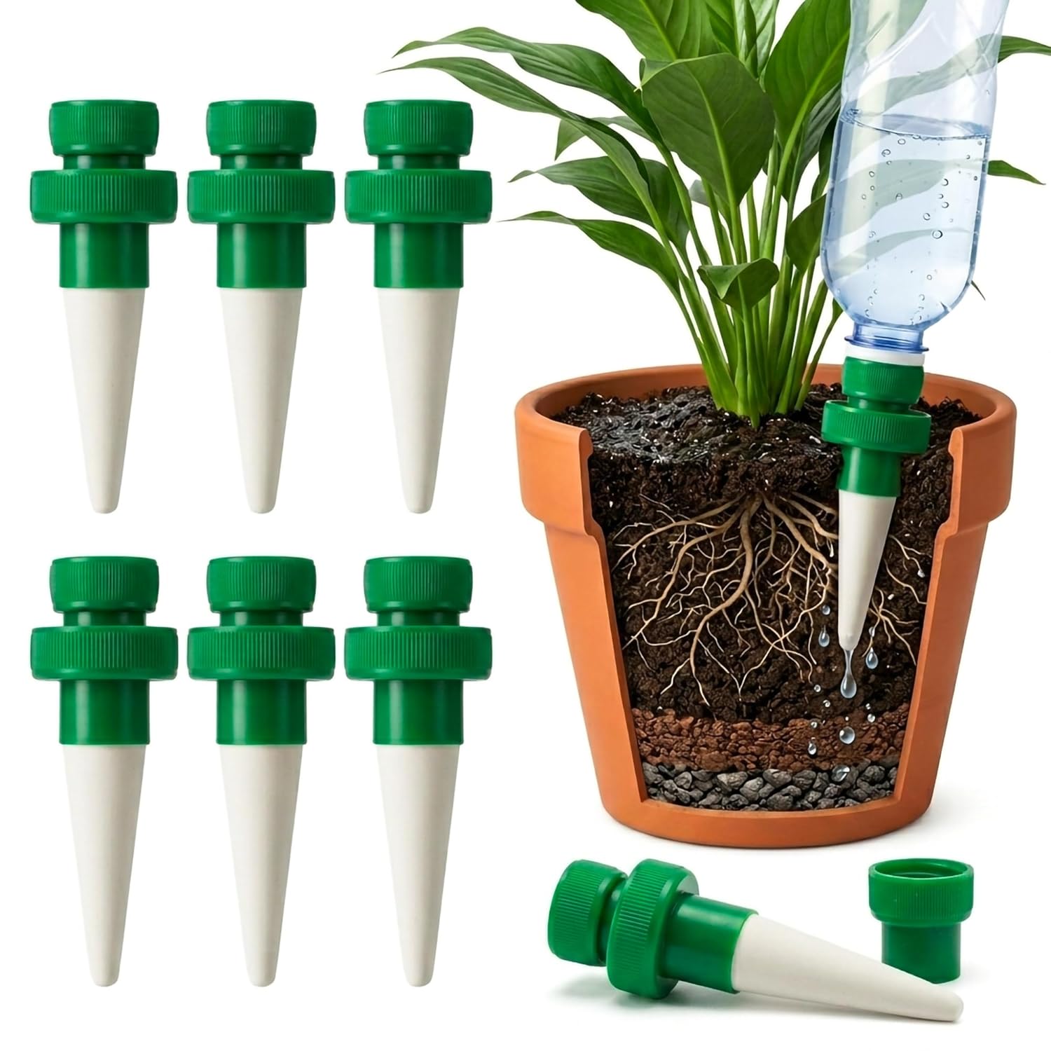 อุปกรณ์รดน้ำต้นไม้อัตโนมัติแบบ - Automatic Plant Waterer บทวิจารณ์และราคา