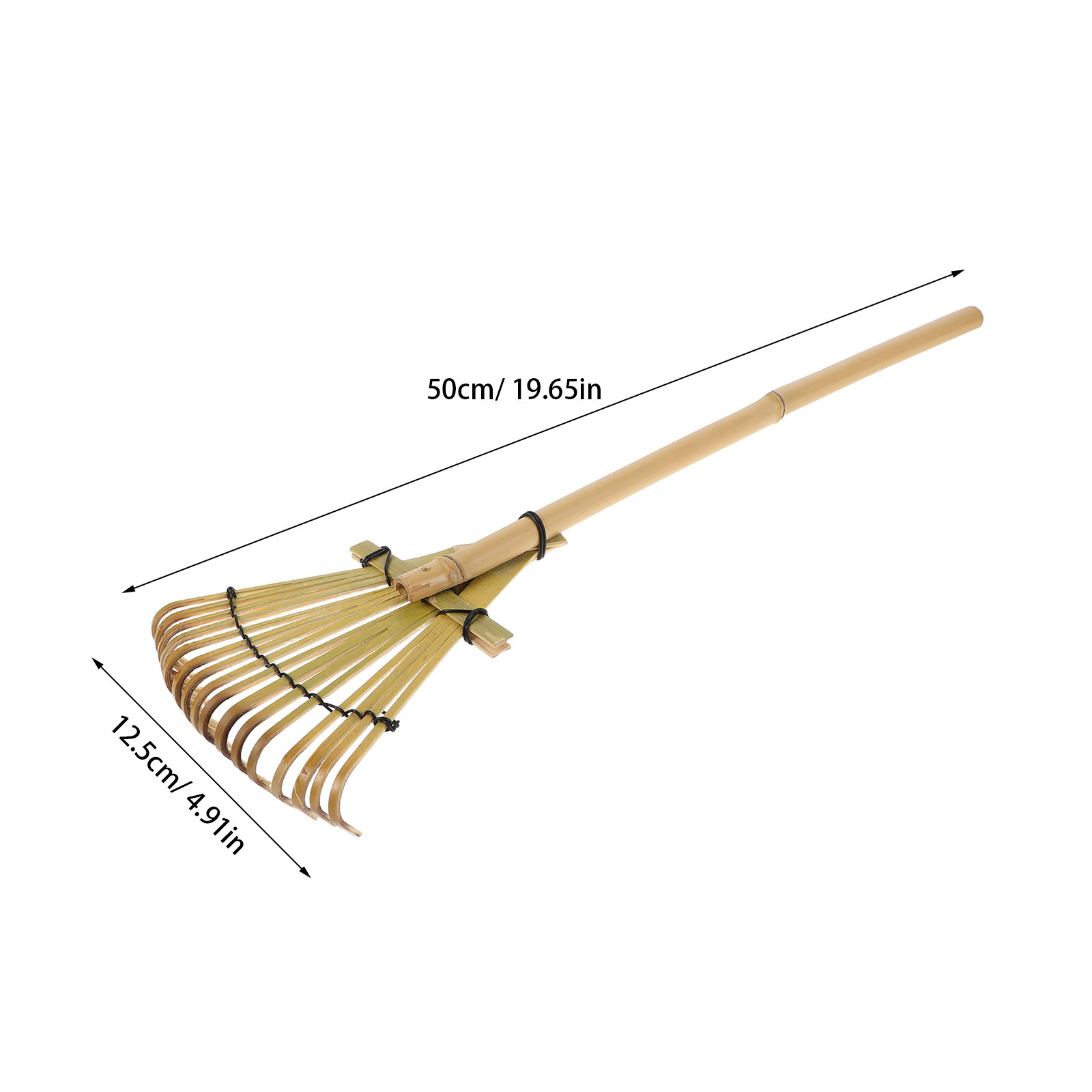 2 ชิ้น คราดไม้ไผ่ขนาด 19.6 นิ้ - Gardening Hand Tools Japanese บทวิจารณ์และราคา