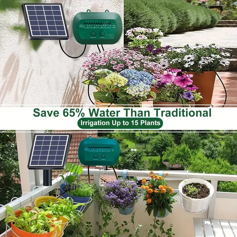 พลังงานแสงอาทิตย์อัจฉริยะชลประ - Automatic Plant Waterer บทวิจารณ์และราคา