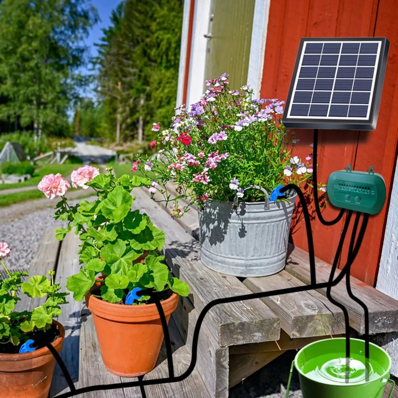 พลังงานแสงอาทิตย์อัจฉริยะชลประ - Automatic Plant Waterer บทวิจารณ์และราคา