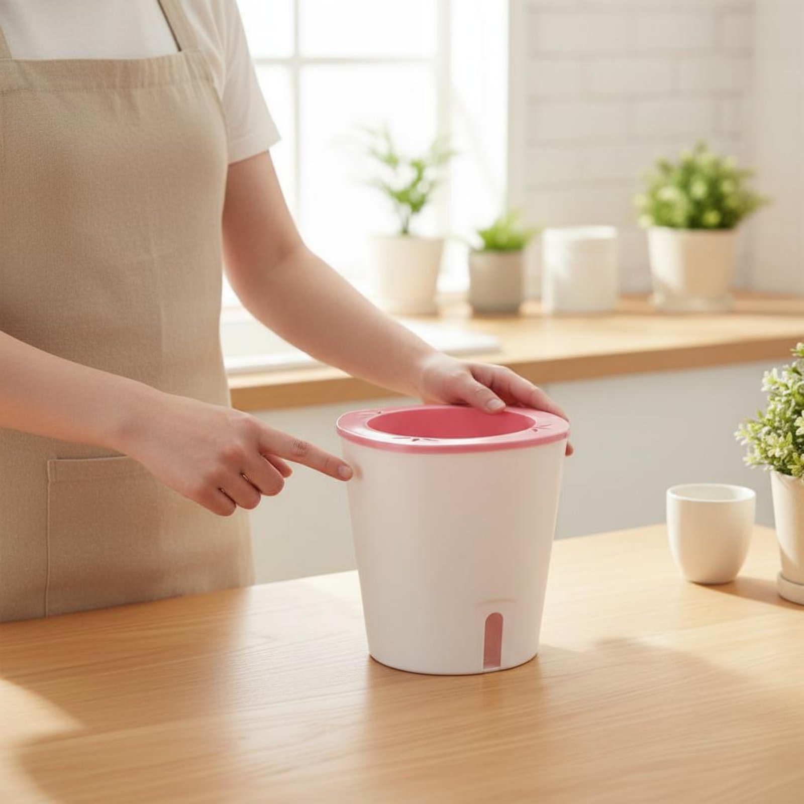 กระถางปลูกต้นไม้แบบรดน้ำเองได้ - Self-Watering Planter บทวิจารณ์และราคา